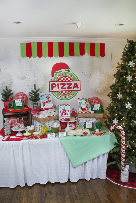 Christmas Pizza Party Decor Pack