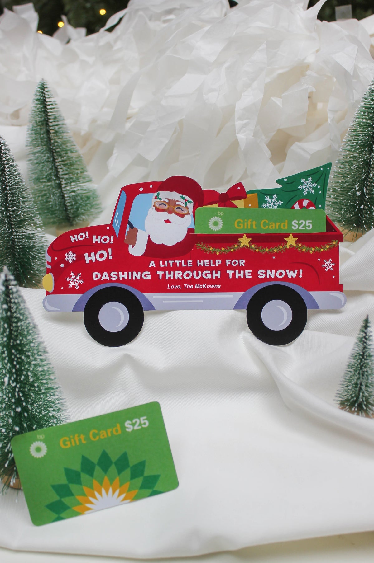 Christmas Fuel Gift Card Holder