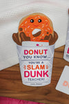 “Slam Dunk” Coffee and Donut Gift Card Holder