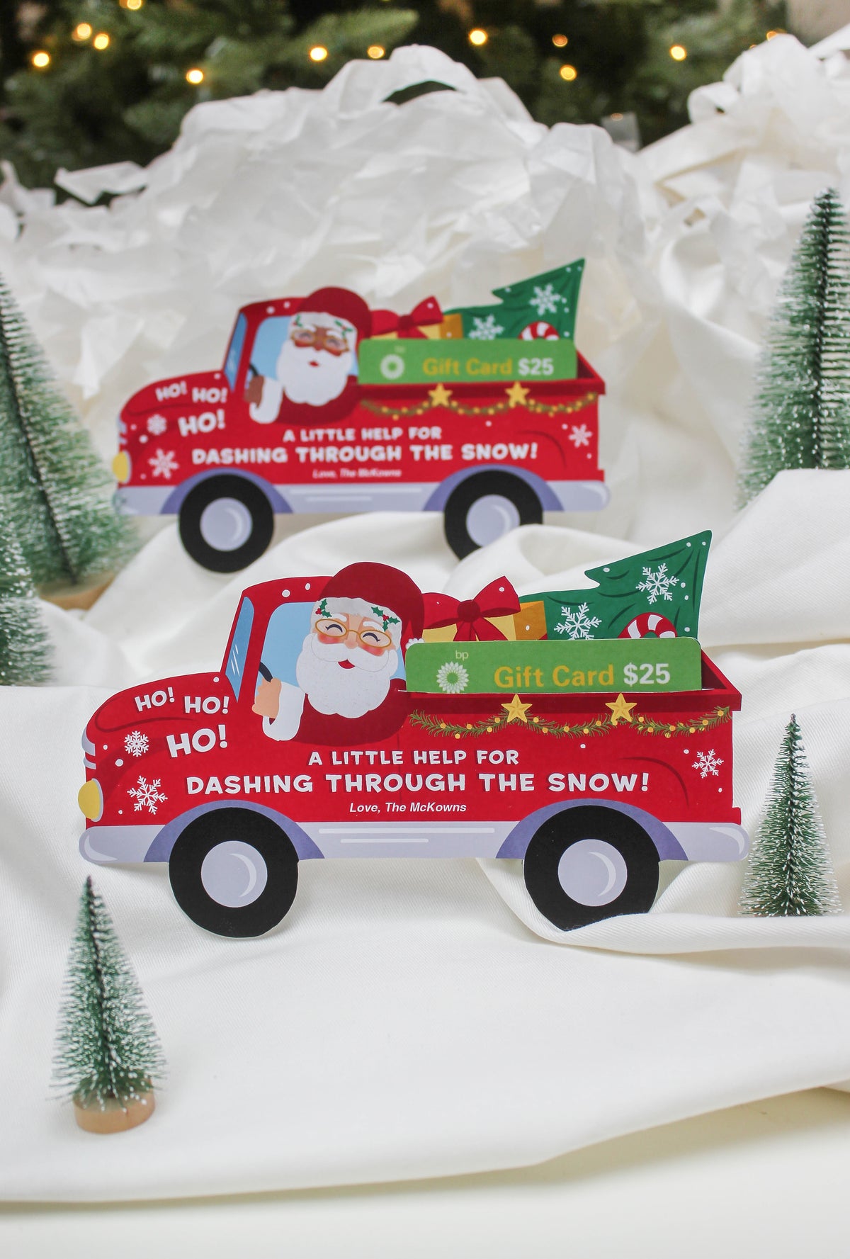 Christmas Fuel Gift Card Holder