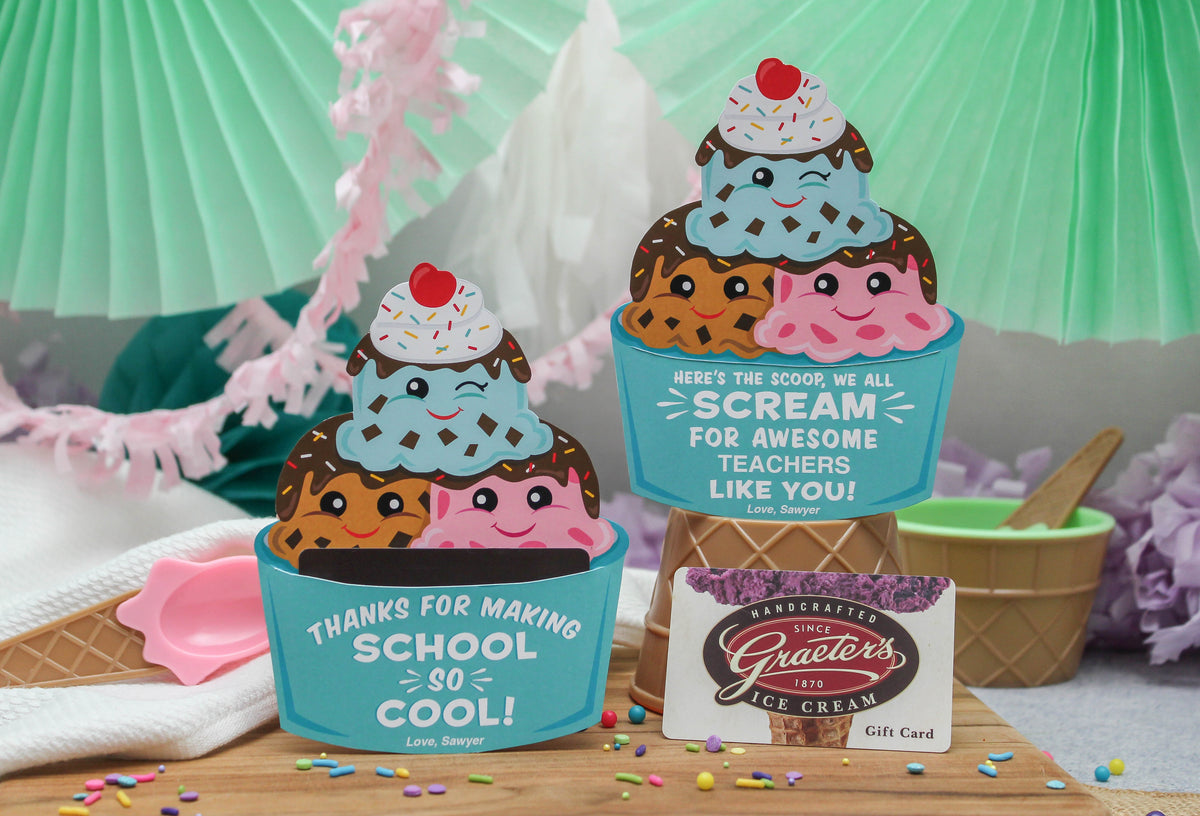 Ice Cream Gift Card Holder