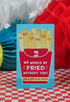 French Fries Gift Card Holder