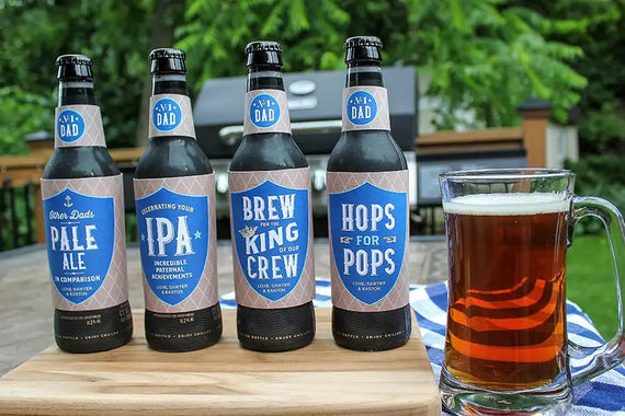 Father's Day Beer Bottle Labels