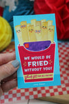 French Fries Gift Card Holder