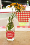 Farmers Market Party Bottle Labels and Circle Labels