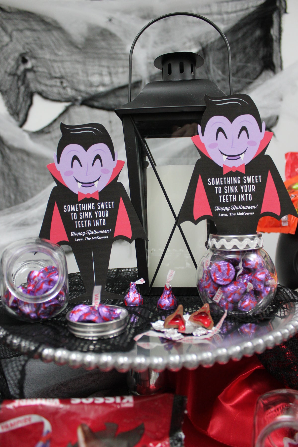 Vampire Halloween Treat Tag