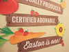 Farmers Market Party Decor Sign