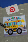 School Bus Gift Card Holder