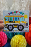 School Bus Gift Card Holder