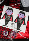 Vampire Halloween Treat Tag