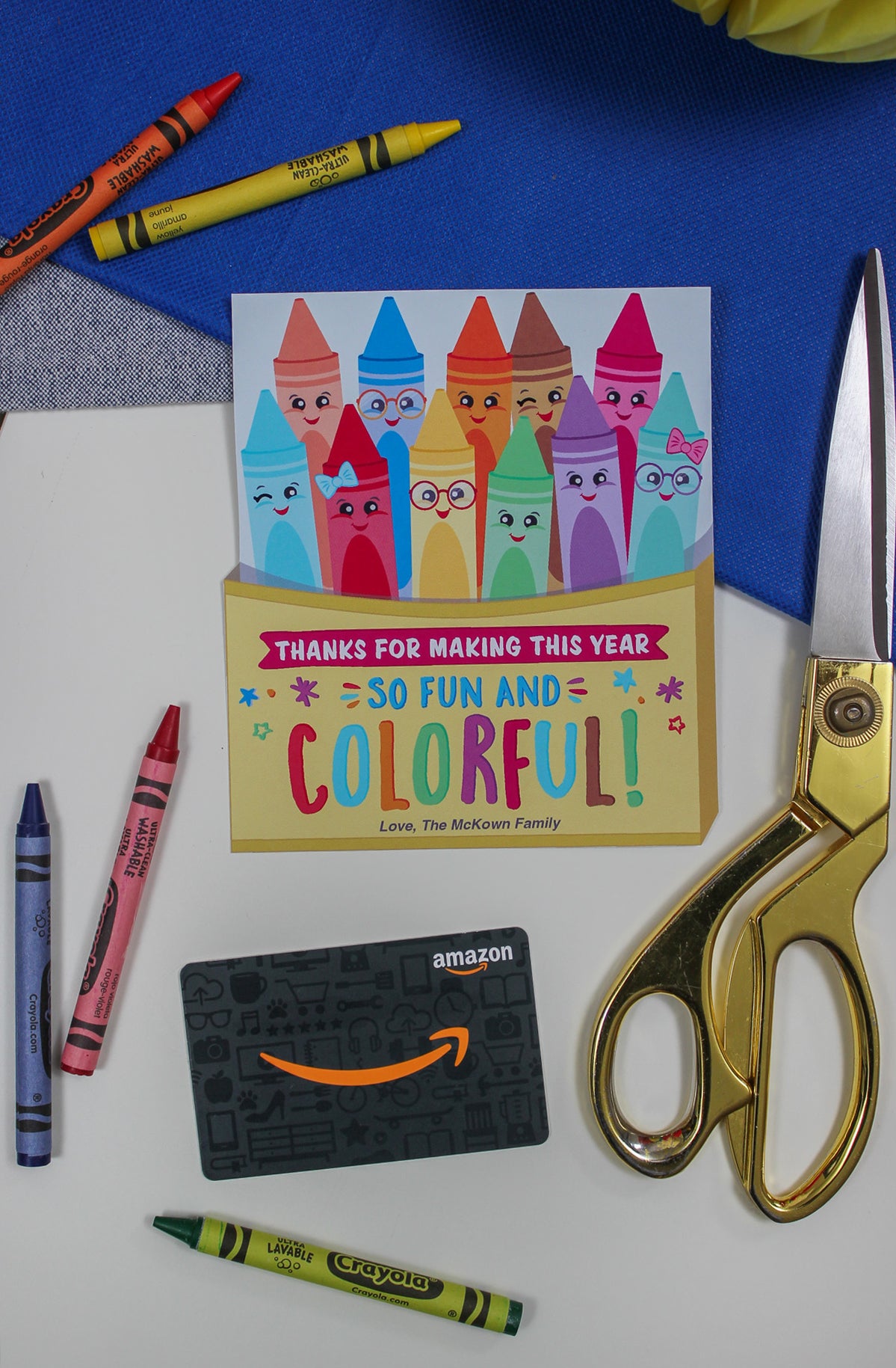 Crayon Box Gift Card Holder