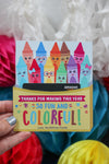 Crayon Box Gift Card Holder