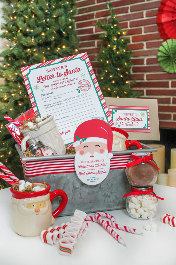 Letters to Santa and Hot Cocoa Gift Set