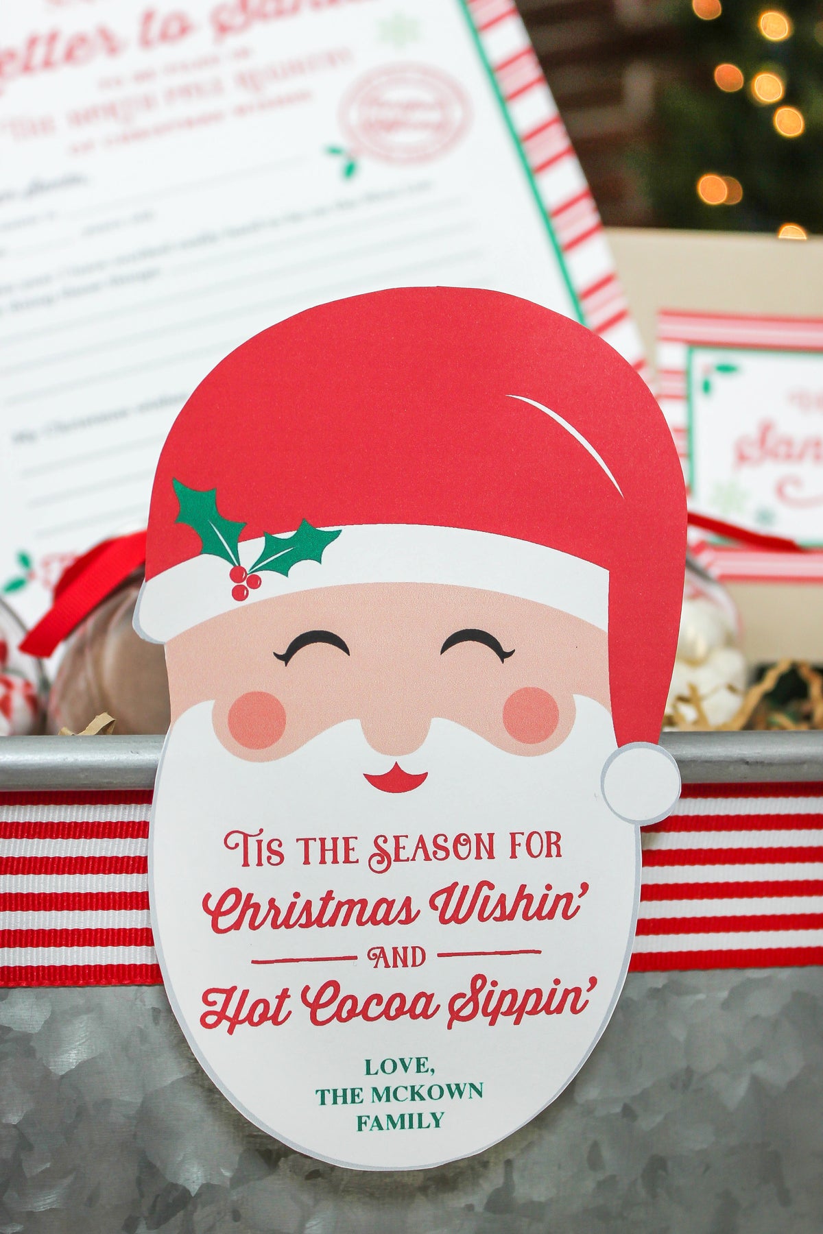 Letters to Santa and Hot Cocoa Gift Set