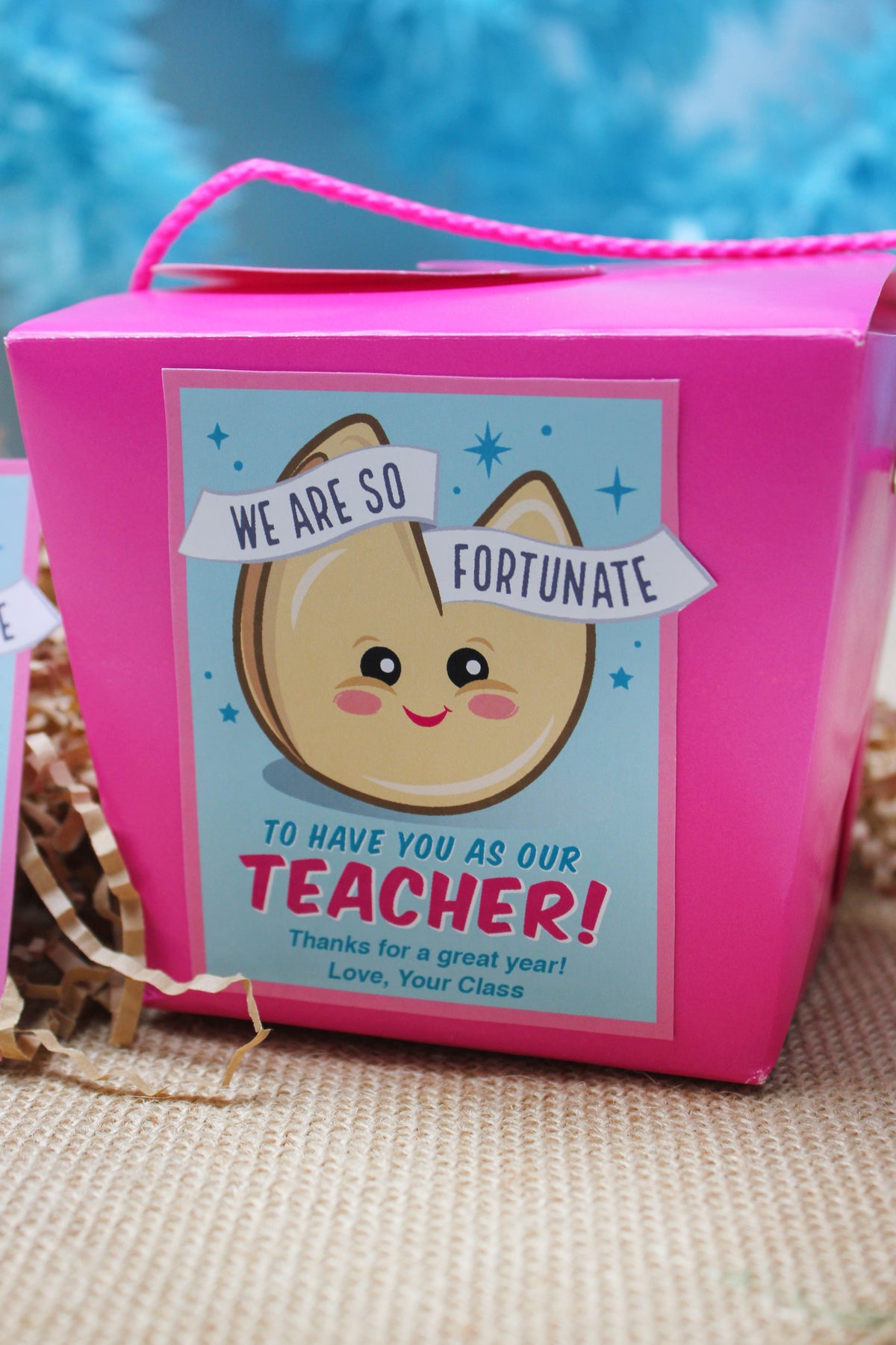 Fortune Cookie Teacher Gift