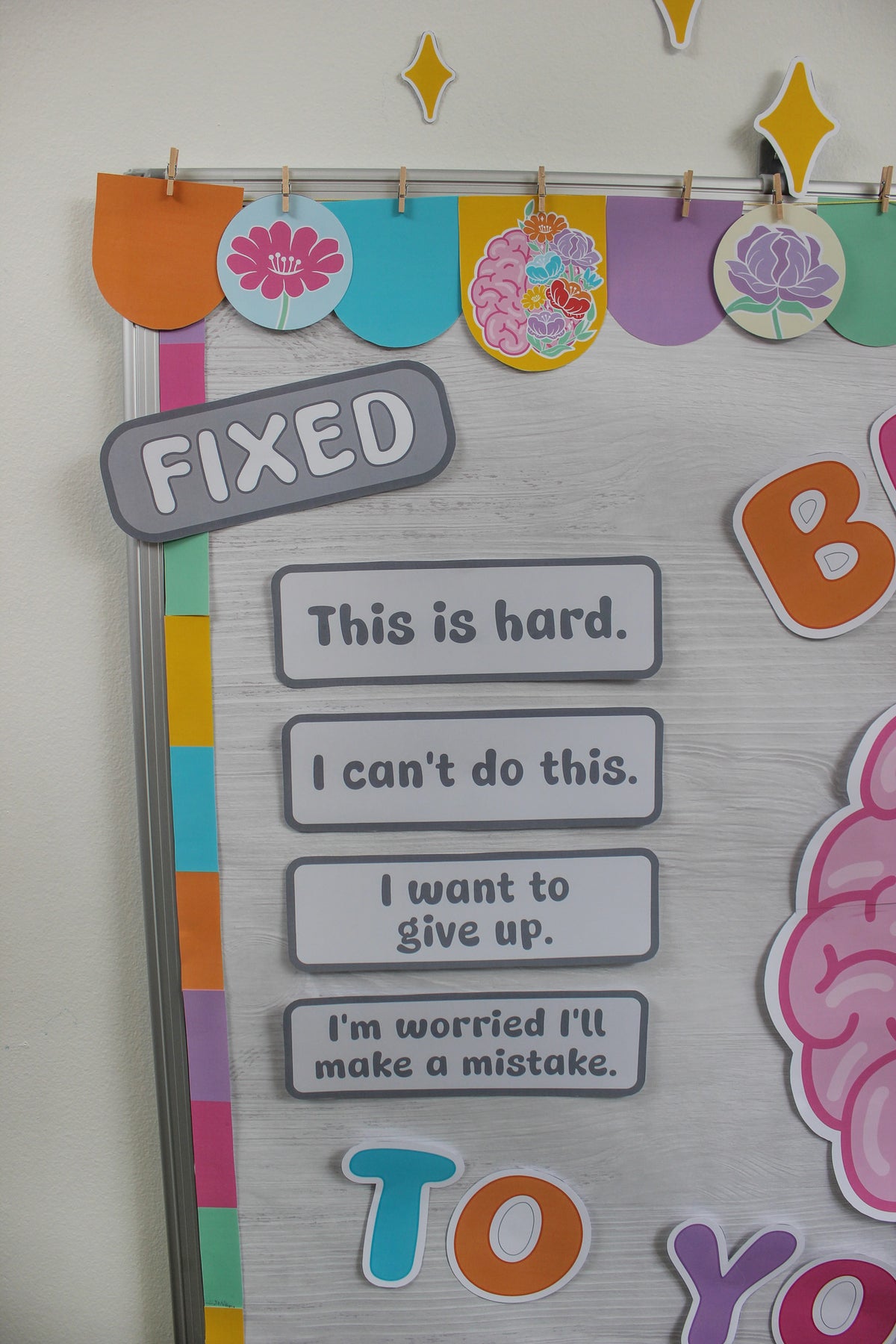 Growth Mindset Bulletin Board