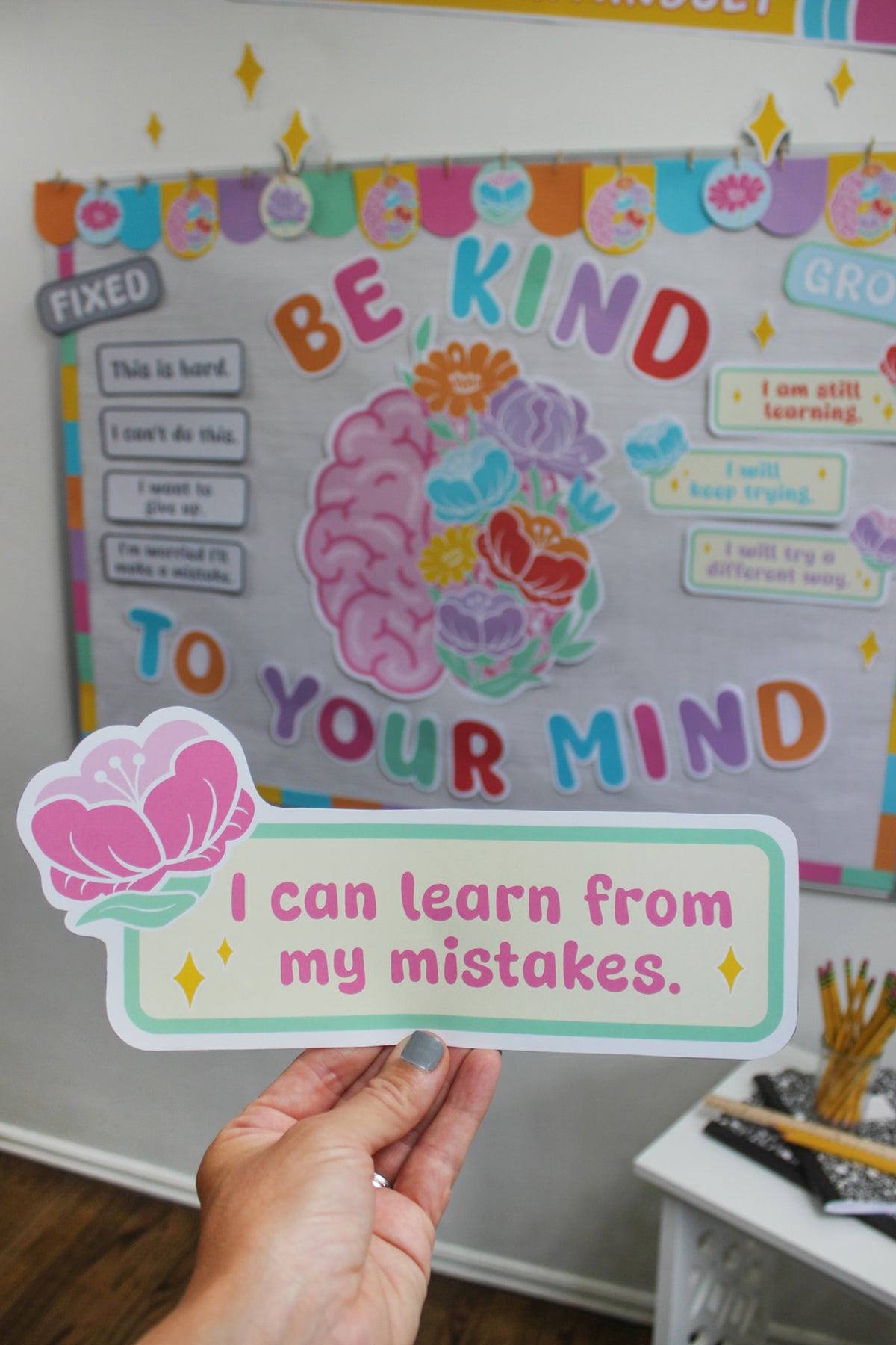 Growth Mindset Bulletin Board