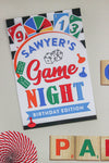 Game Night Birthday Party Sign