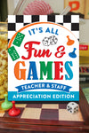 Game Theme Teacher Appreciation Week Decor Pack