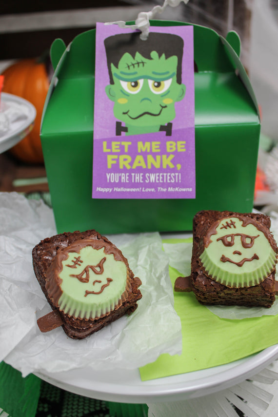 “Let me be Frank” Halloween Treat Bag Tag