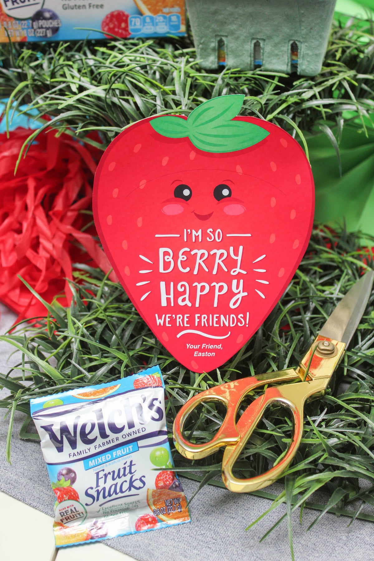 Fruit Snack Kids Valentine