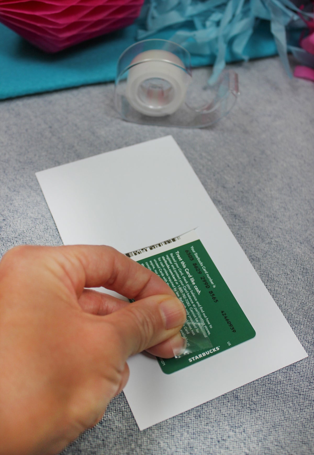 Back to School Tumbler Gift Card Holder
