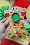 Pizza PlayDoh Kids Valentine