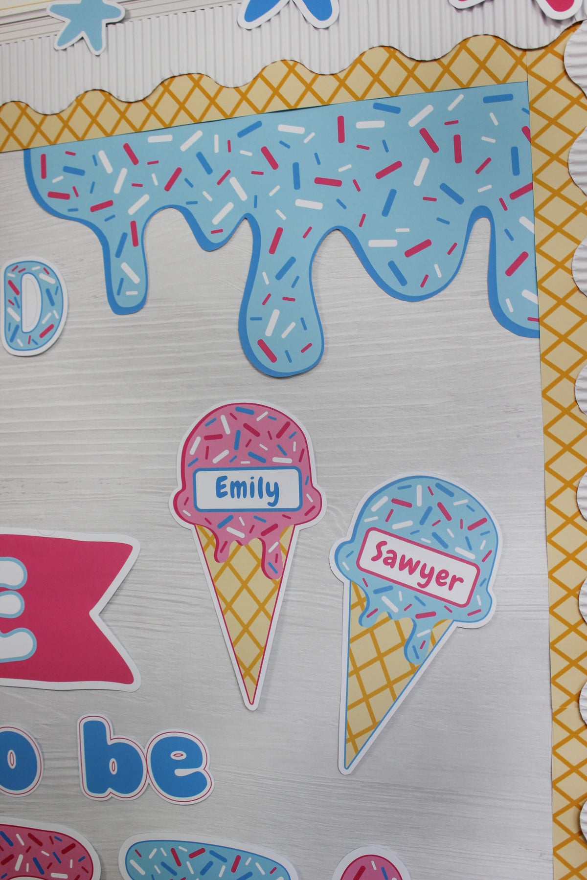 Ice Cream Bulletin Board