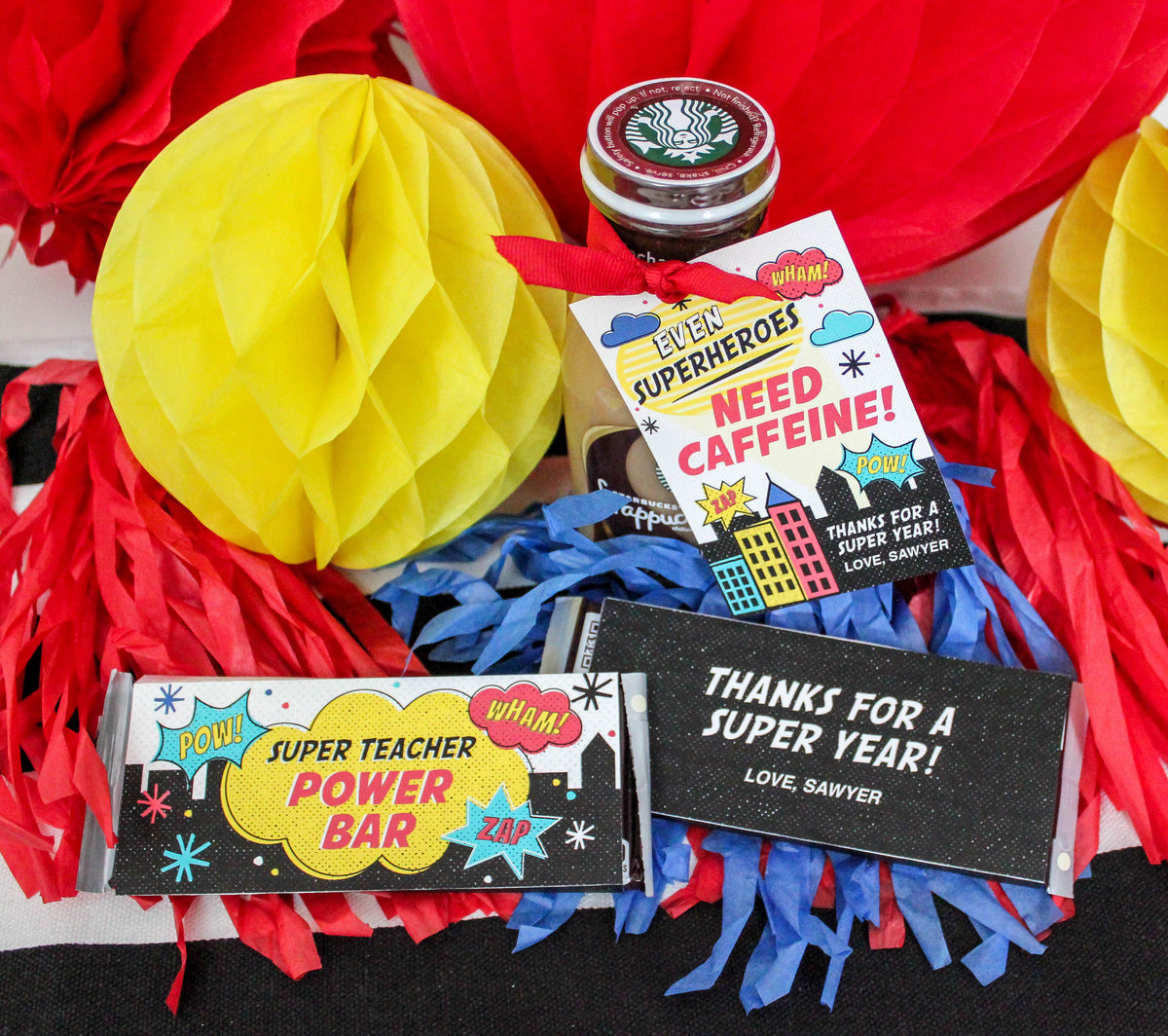 Superhero Teacher Gifts