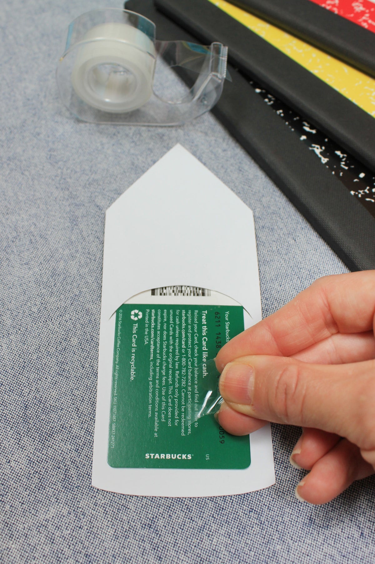 Back to School Pencil Gift Card Holder