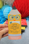 Back to School Pencil Gift Card Holder