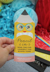 Back to School Pencil Gift Card Holder