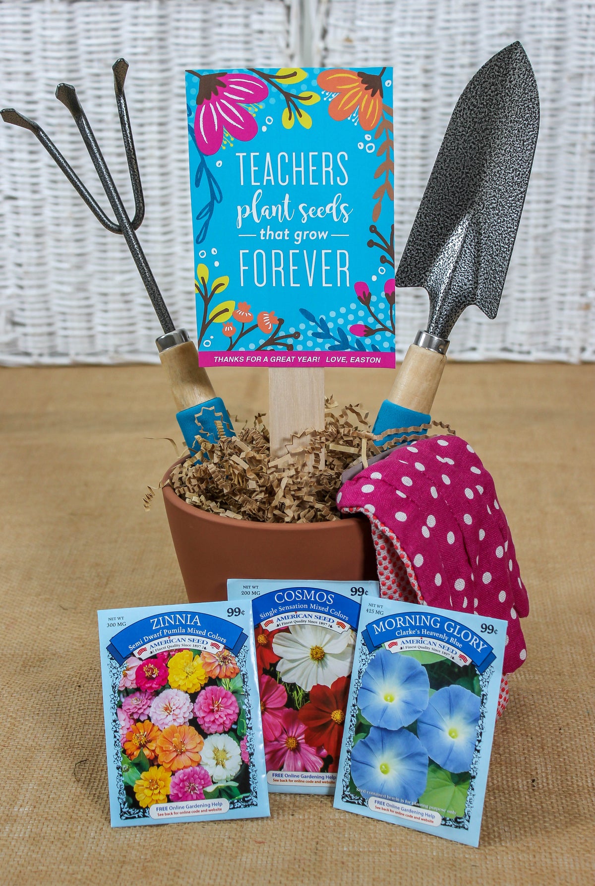 “Teachers Plant Seeds That Grow Forever” Teacher Gift