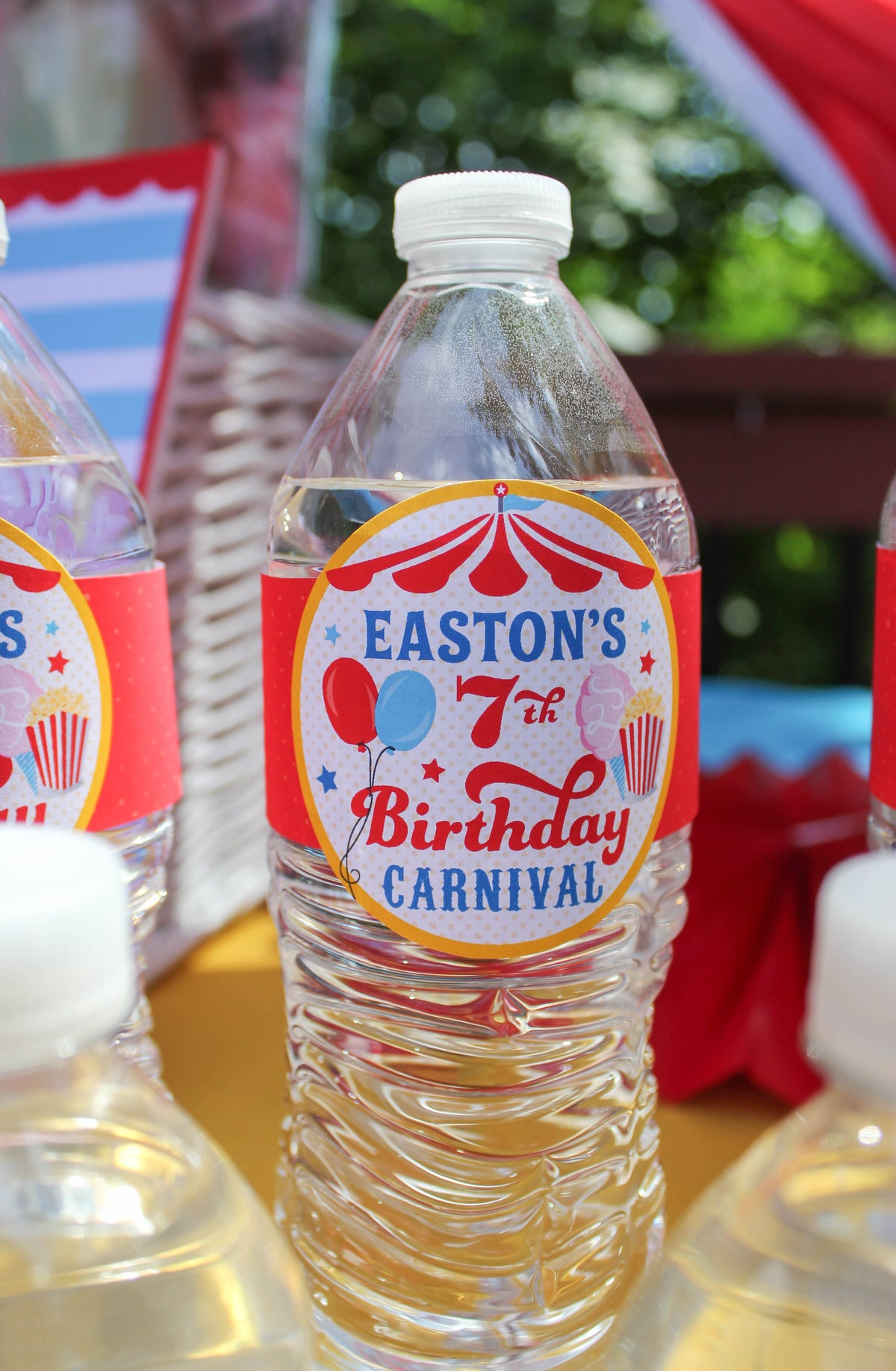 Carnival Birthday Party Table Decor