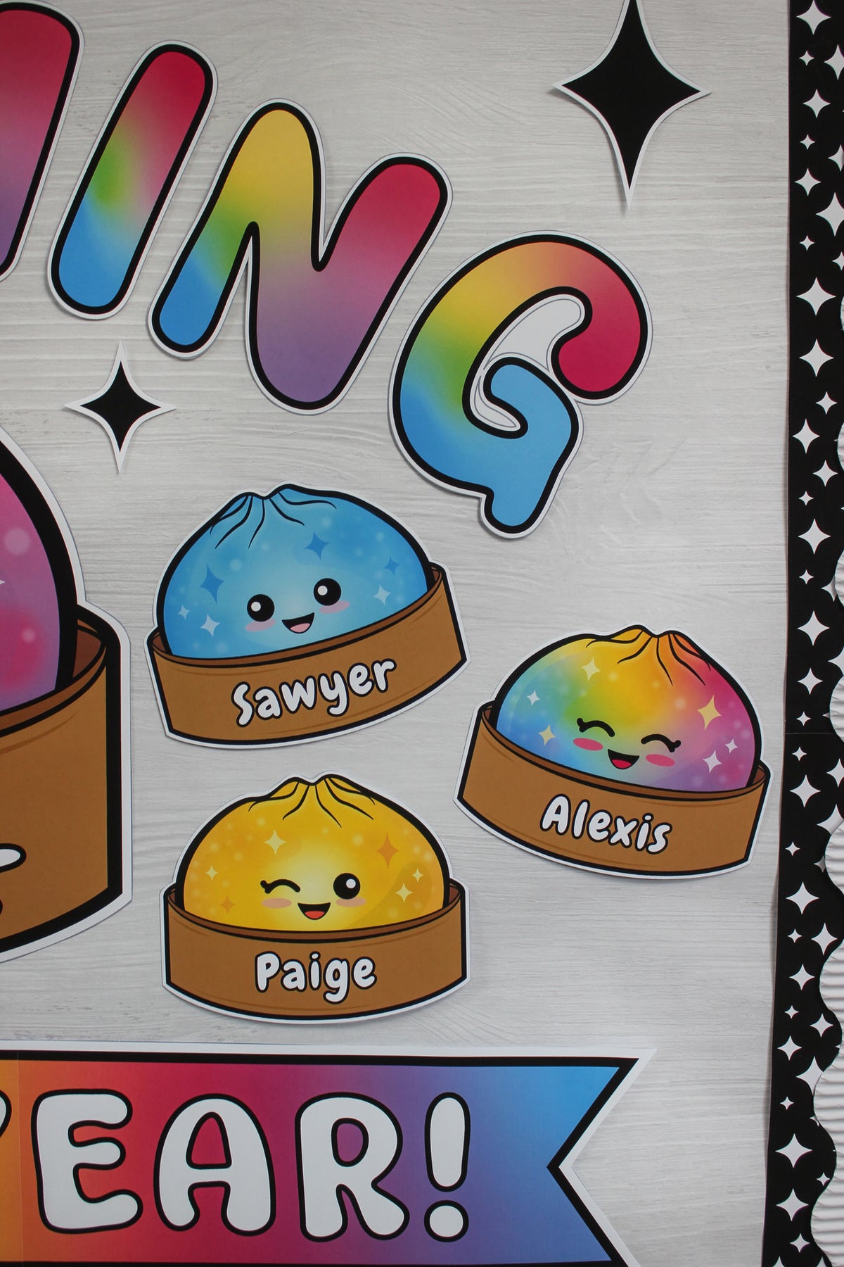 Glitter Dumpling Squishy Bulletin Board