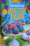 Water Park Party Backdrop Sign