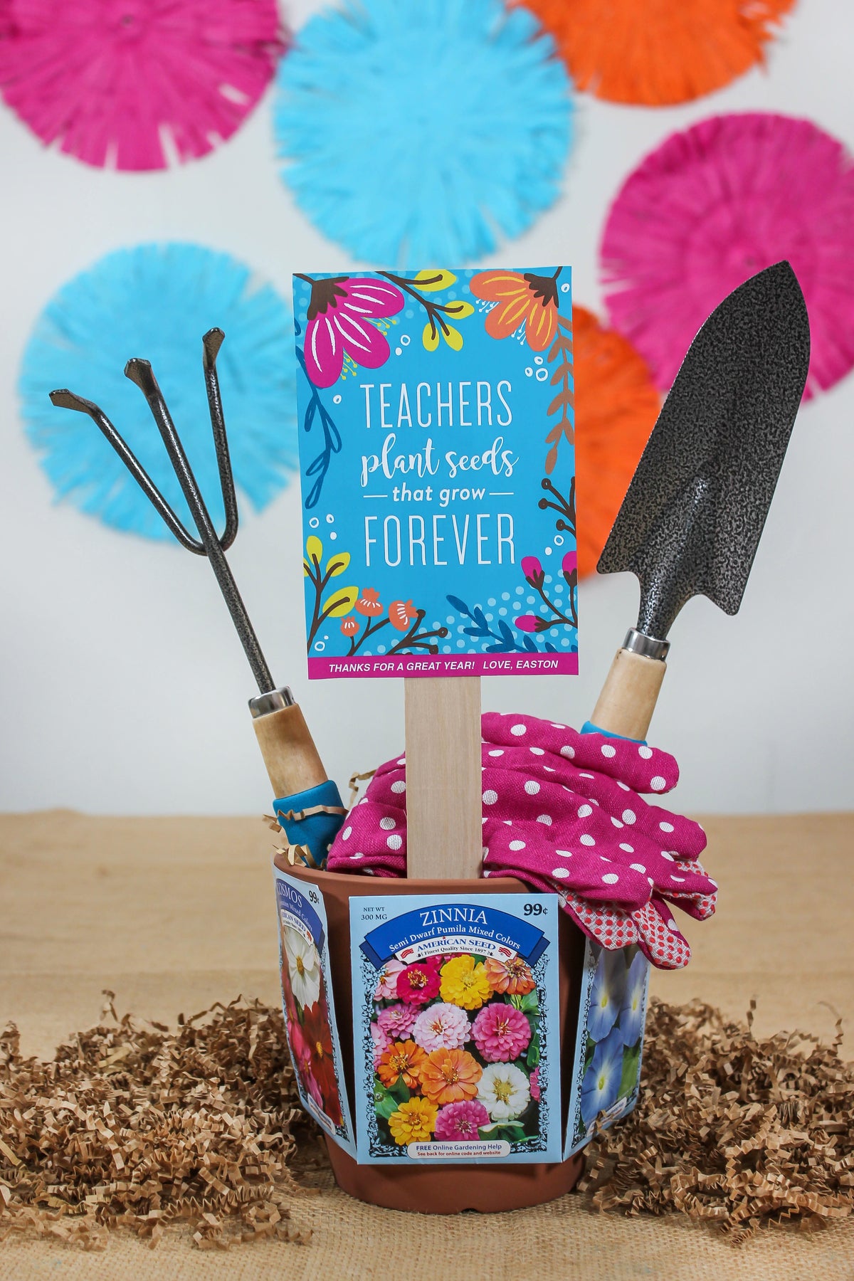 “Teachers Plant Seeds That Grow Forever” Teacher Gift