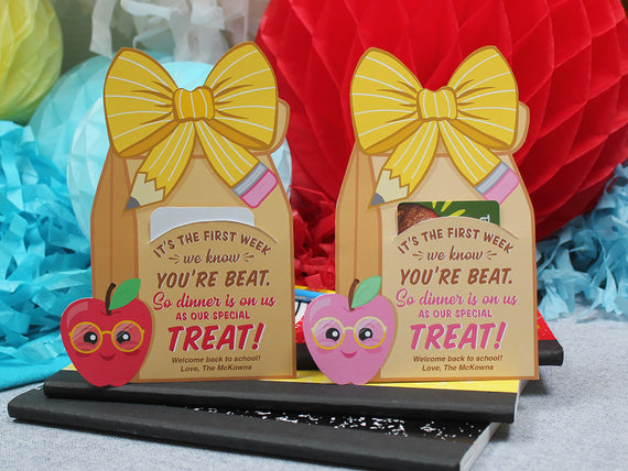 Back to School Dinner Teacher Gift