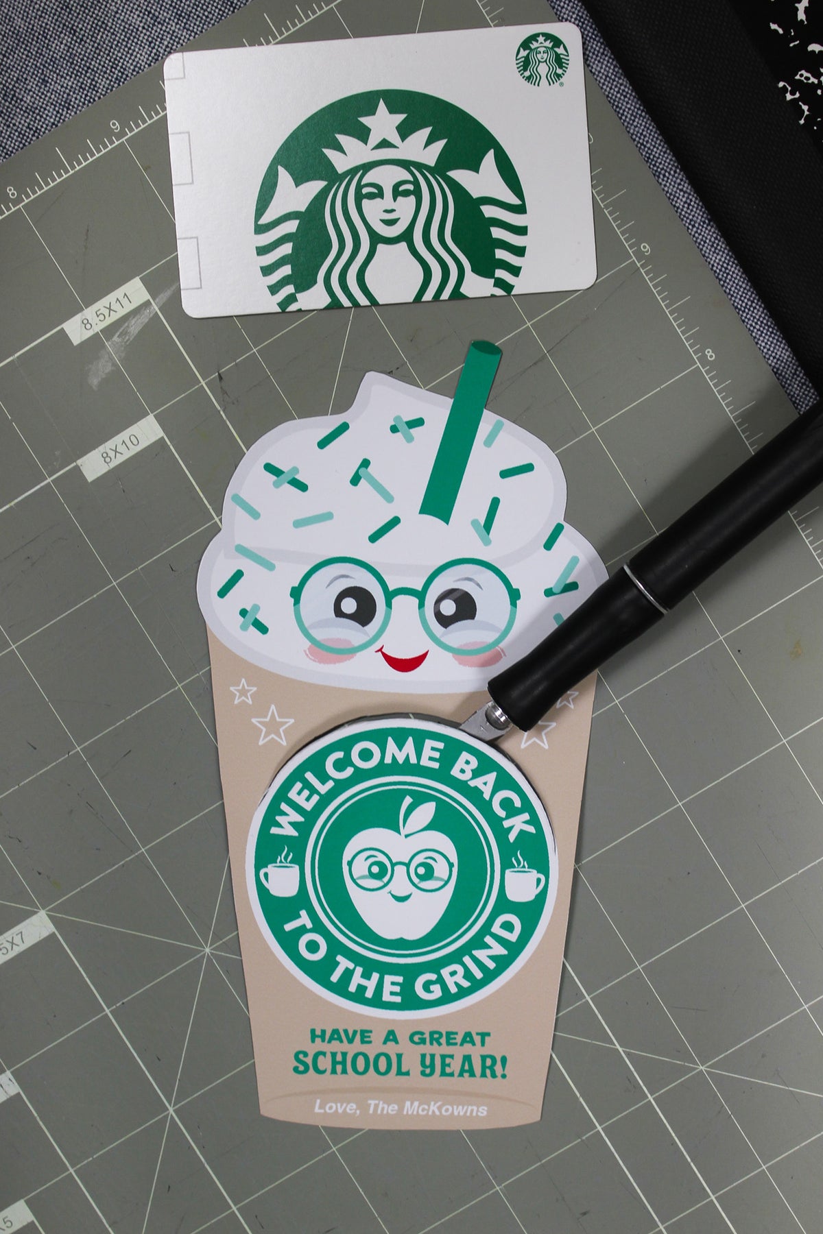 Back to School Coffee Gift Card Holders