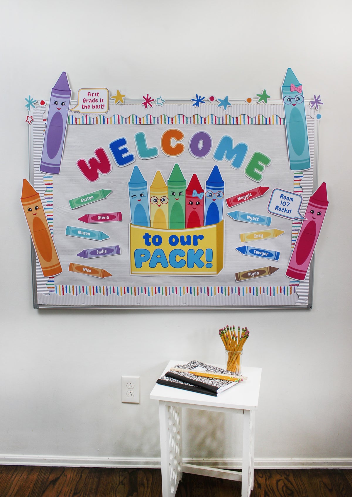 Crayon Bulletin Board