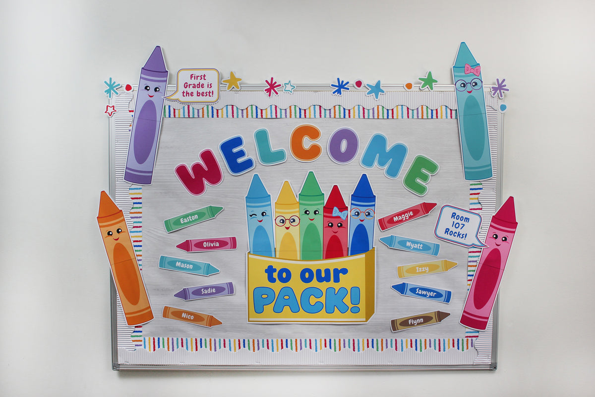 Crayon Bulletin Board