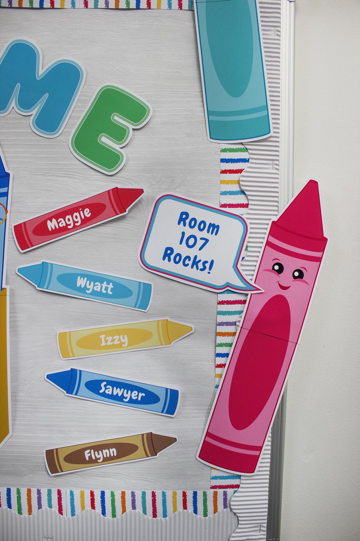 Crayon Bulletin Board