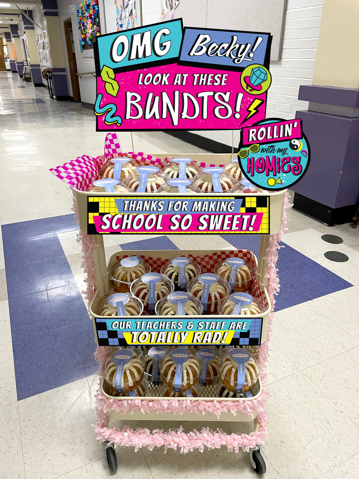 90s Theme Teacher Appreciation Week Decor Pack