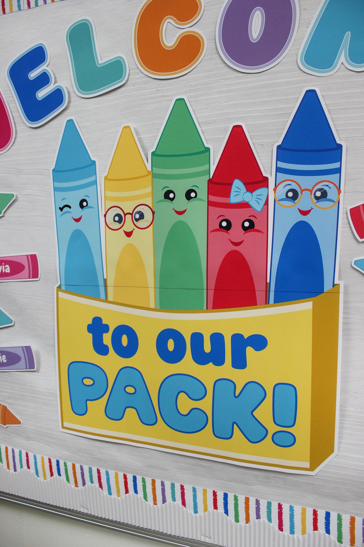 Crayon Bulletin Board