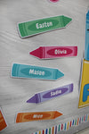 Crayon Bulletin Board