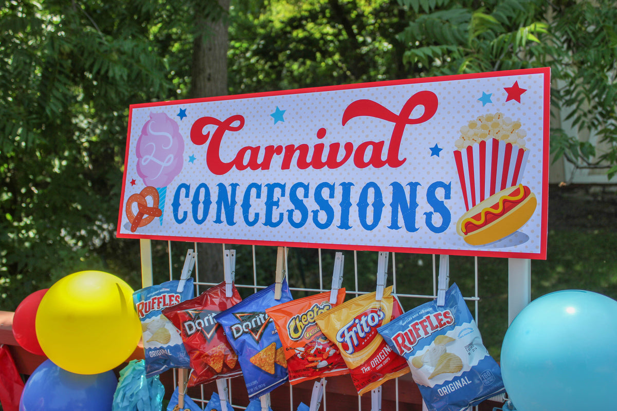 Carnival Birthday Party Decor Pack