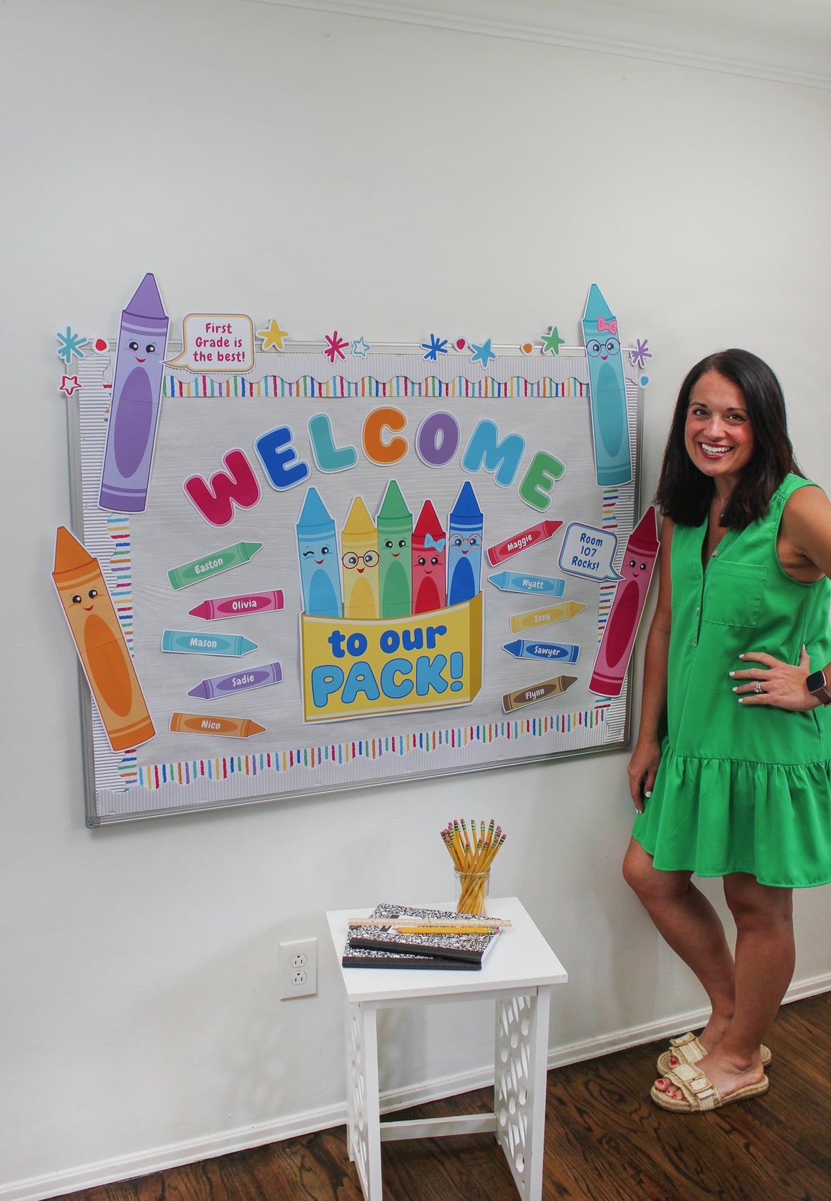 Crayon Bulletin Board