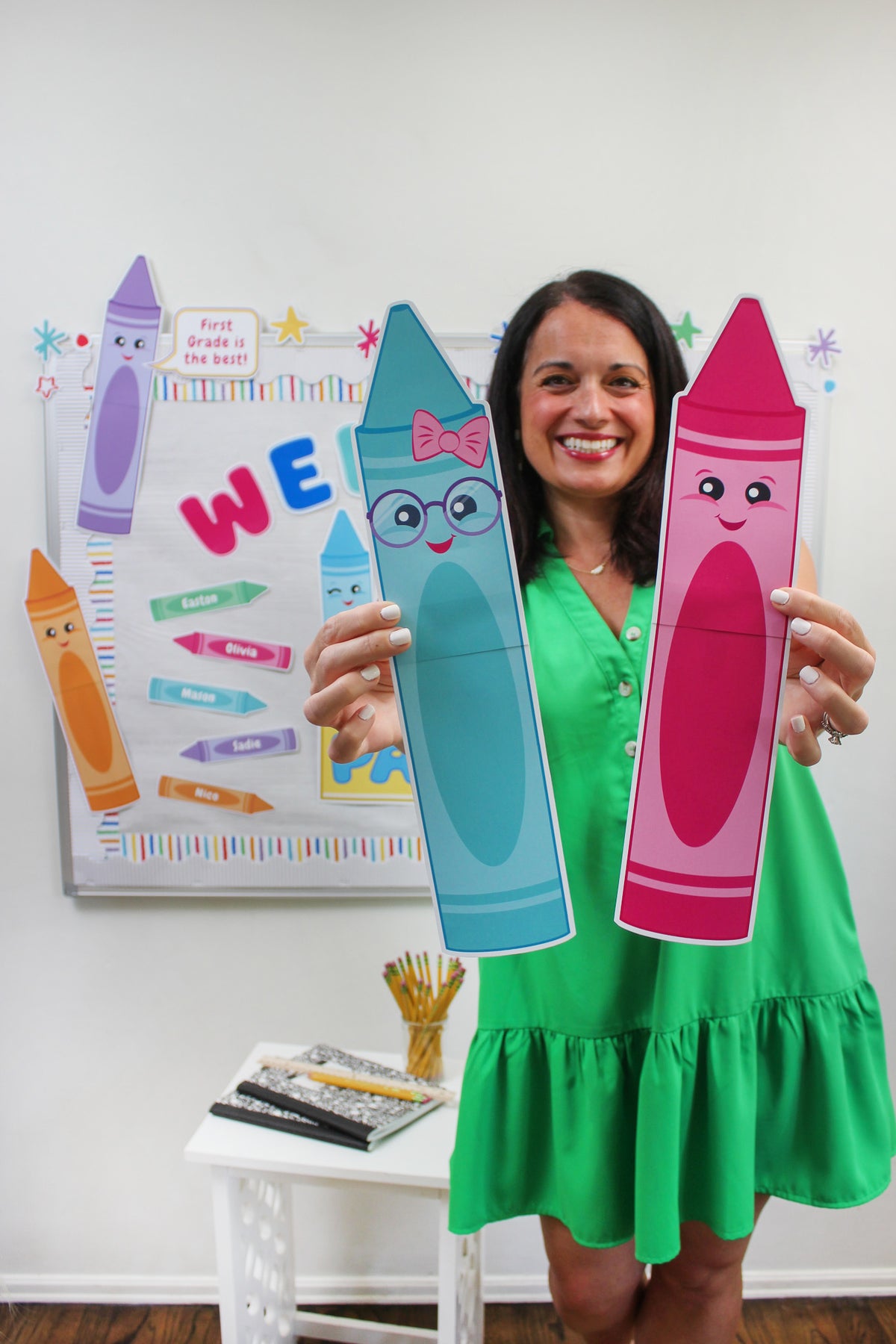 Crayon Bulletin Board