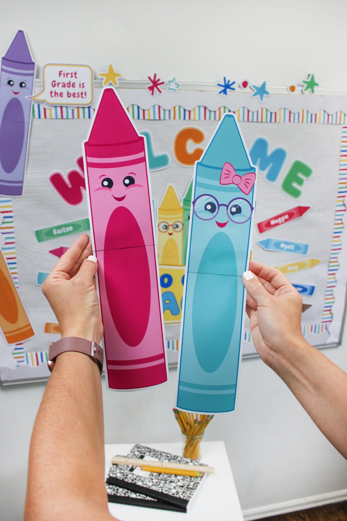 Crayon Bulletin Board