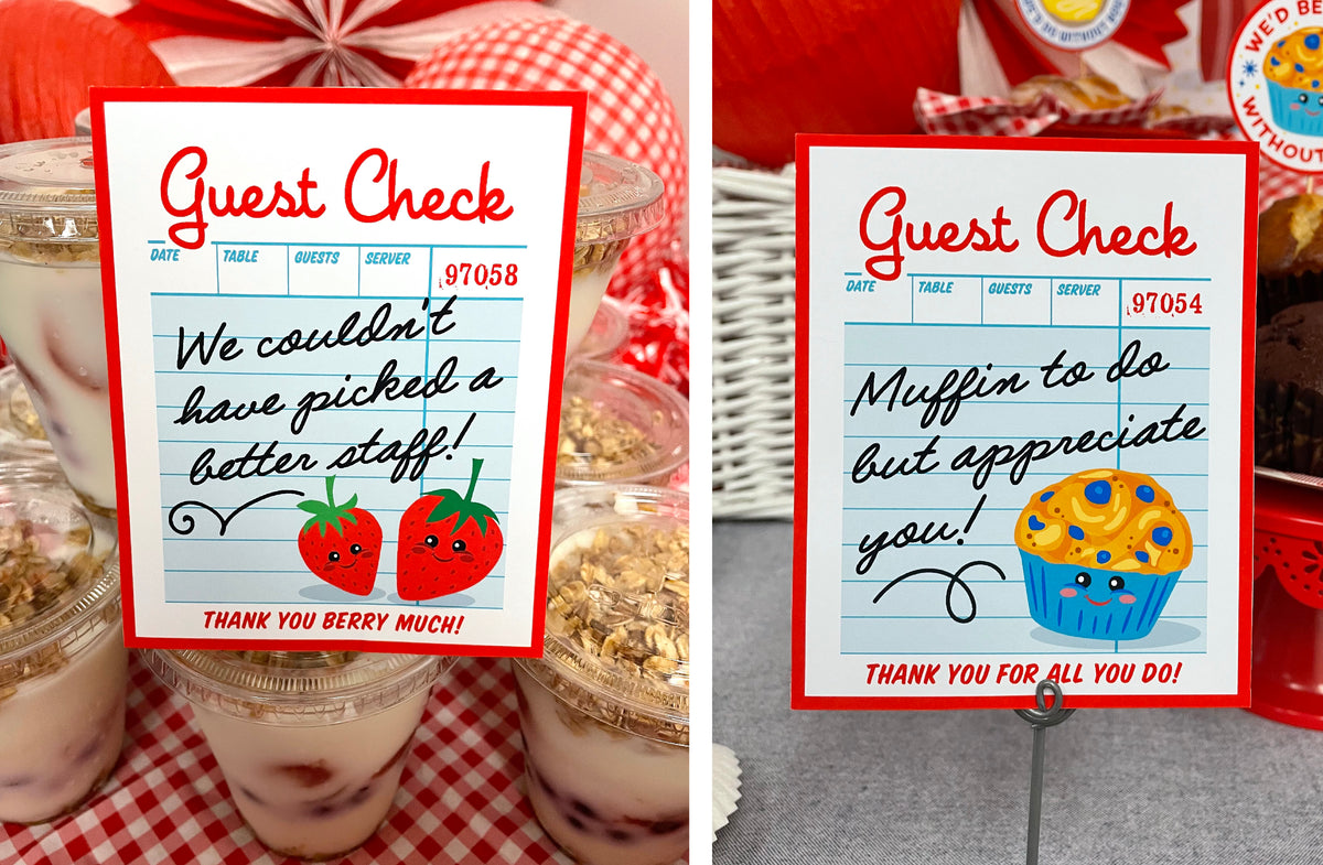 “Thanks a Whole Brunch” Teacher Appreciation Breakfast Decor Pack